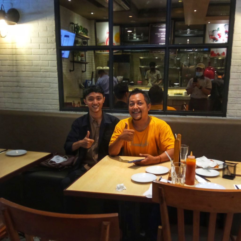 Nikolai harkov with Mr. Nugroho Kristanto CV. Anugrah Sahabat