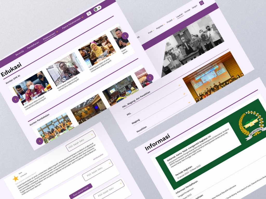 Harkovnet Sukses Mengerjakan Website Pusdiklat DPR RI