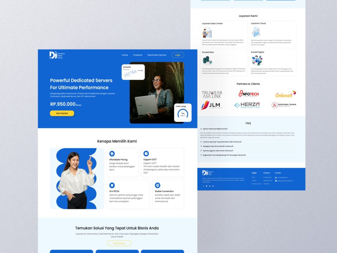 buat website modern dan elegan dengan jasa pembuatan website semarang dari Harkovnet Indonesia