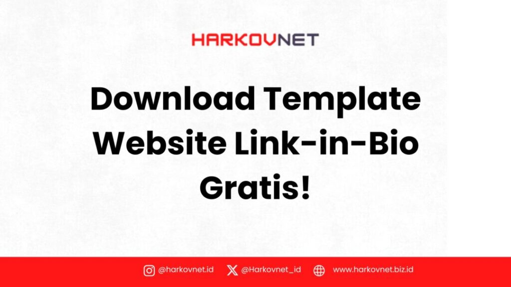 Download Template Website Link-in-Bio Gratis | Harkovnet ...